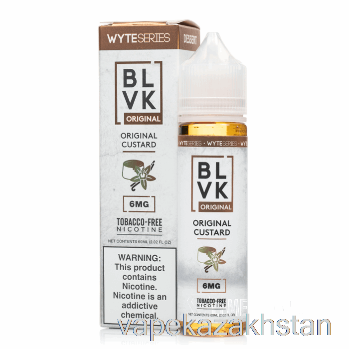 Vape Disposable Original Custard - BLVK - 60mL 0mg